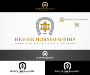 Higher Horsemanship | Jim Anderson | JA | Logo Design by sangeloenriquez