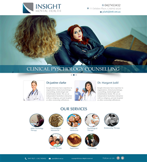 insight mental health web page | Web Design by Behriatech