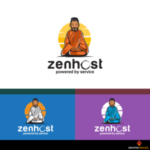 zenhost | Logo Design by Graphic Bricks