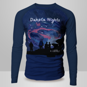 Dakota Nights T-shirt for Theodore Roosevelt National Park | T-shirt Design by Kero