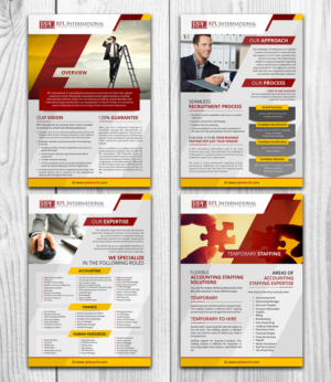 Design the Marketing Brochure for a service company with Fortune 500 Clients | Brochure Design by ecorokerz