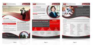 Design the Marketing Brochure for a service company with Fortune 500 Clients | Brochure Design by SAI DESIGNS