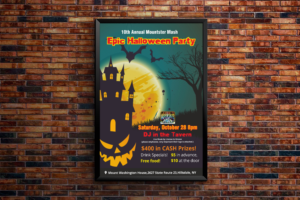 Mountster Mash 2017 Halloween Party Poster | Flyer-Design von ecorokerz