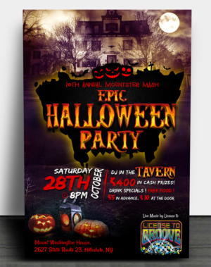 Mountster Mash 2017 Halloween Party Poster | Flyer-Design von SAI DESIGNS