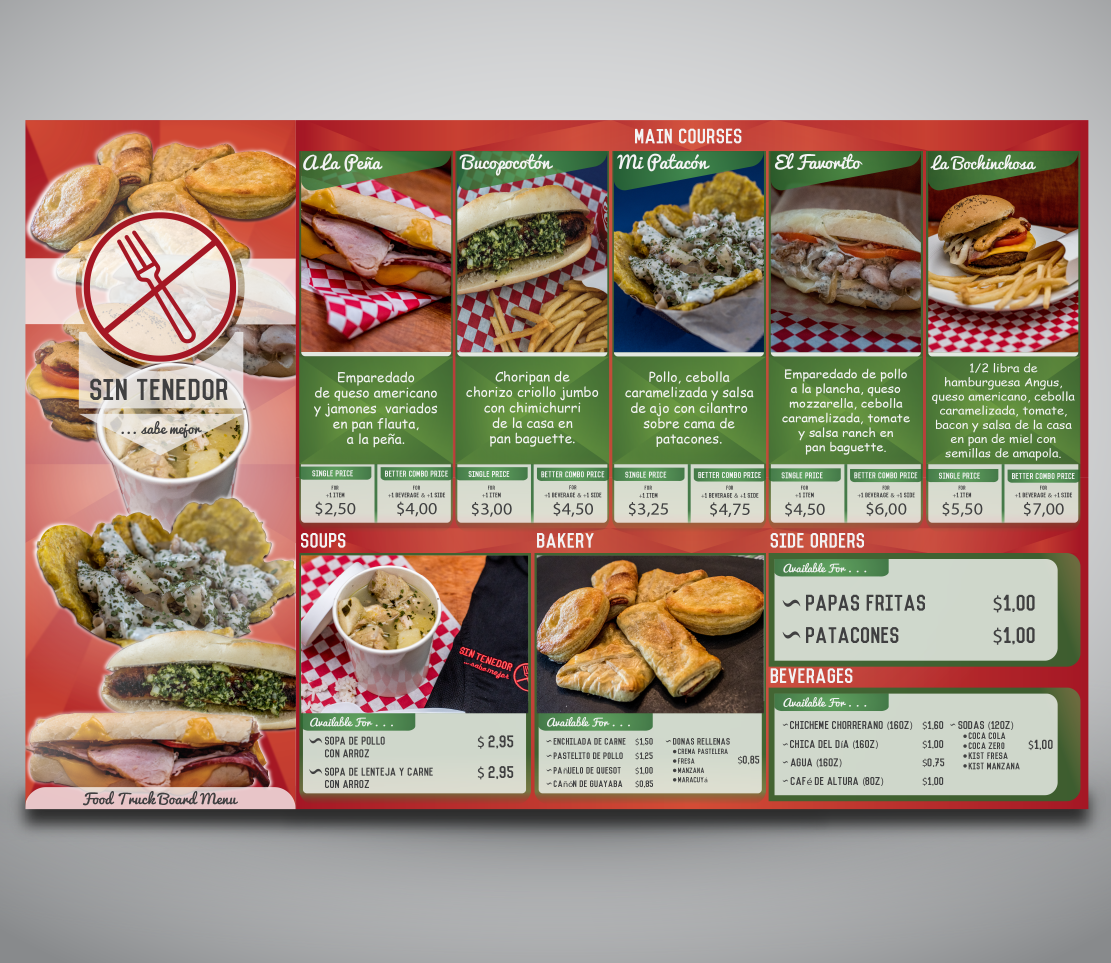 Menu Design by Owleria for this project | Design #15851923