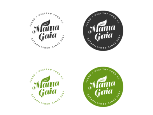 Mama Gaia (I'm open to an abstract logo instead. Perhaps a geometric vegetable or something)  | Logo Design by wonderland