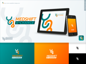 medshift x-change ,it's a medical shift exchange app. | Logo-Design von Raoul Camion