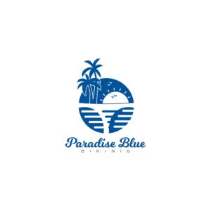 Paradise Blue Bikinis | Logo Design by bigi