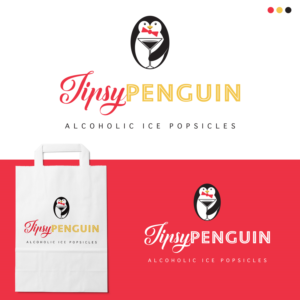 Tipsy Penguin | Logo Design by Claire.W