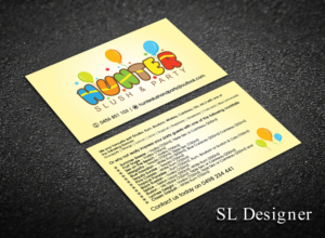 Hunter Slush & Party Business Card | Visitenkarten-Design von SL Designer