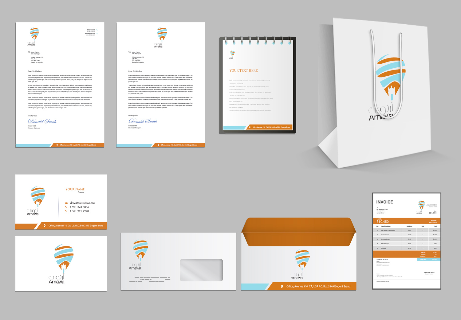 Stationery Design by Pixi Dust for Arnawa | Design #15983950