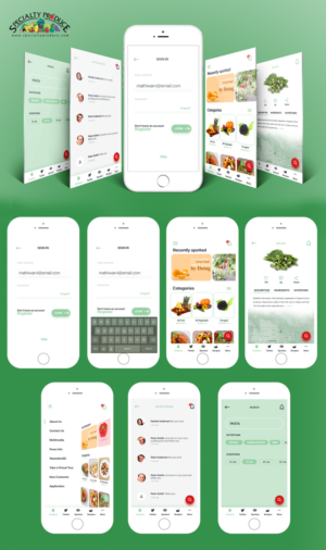 The Specialty Produce App - Modernization & Graphics User Interface Friendliness Updates | App Design by AppGeek