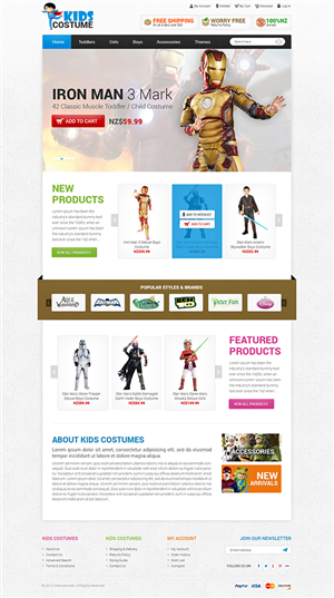 Web Design by DesignGalaxy for this project | Design #2647782