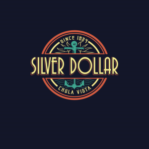 Silver Dollar Cocktail Lounge, 3rd Ave, Chula Vista | Logo-Design von cvedesign