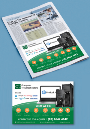 Newspaper Ad Design by ecorokerz for this project | Design: #16069886