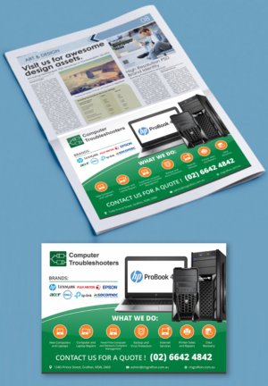 Newspaper Ad Design by ecorokerz for this project | Design: #16120442