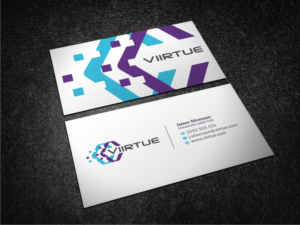 Viirtue business card design | Business Card Design by Atvento Graphics