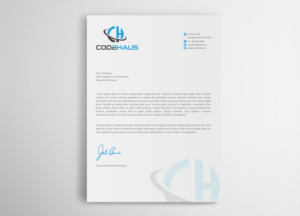 Codehaus - a software development  company requires letter head | Letterhead Design by mdreyad