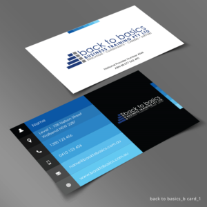 Business Card Design by Sketchweb for Back to Basics Business Training | Design #16301290