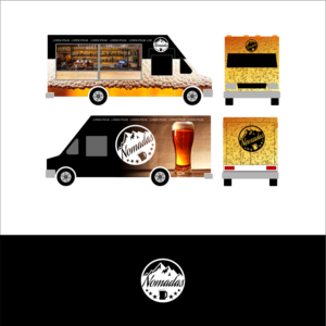 Beer truck outside vinyl design | Grafik-Design von kolevvp