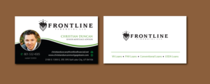 Frontline Financial Business Card Design              | Business Card Design by meet007