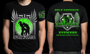 Krav Maga federation martial arts training tshirt design | T-Shirt-Design von creative gravity