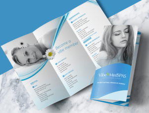 Tri Fold Brocure for Vibe Med Spa | Flyer Design by cherry