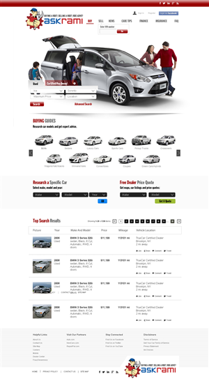 car site and logo design | Web Design by Behriatech