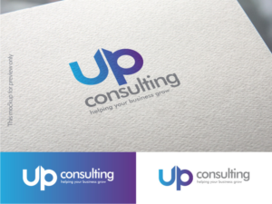 Up Consulting - helping your business grow | Logo Design by Atvento Graphics