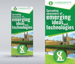 Cambridge Longevity Society needs a stand-up Banner Deadline Oct 2 | Schilder-Design von Impressive Sol