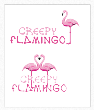  Creepy Flamingo | Logo Design by Expert Designer