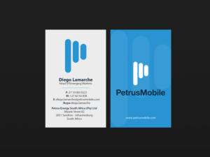 Business Card Design by Creations Box 2015 for Petrus SA | Design: #16295611