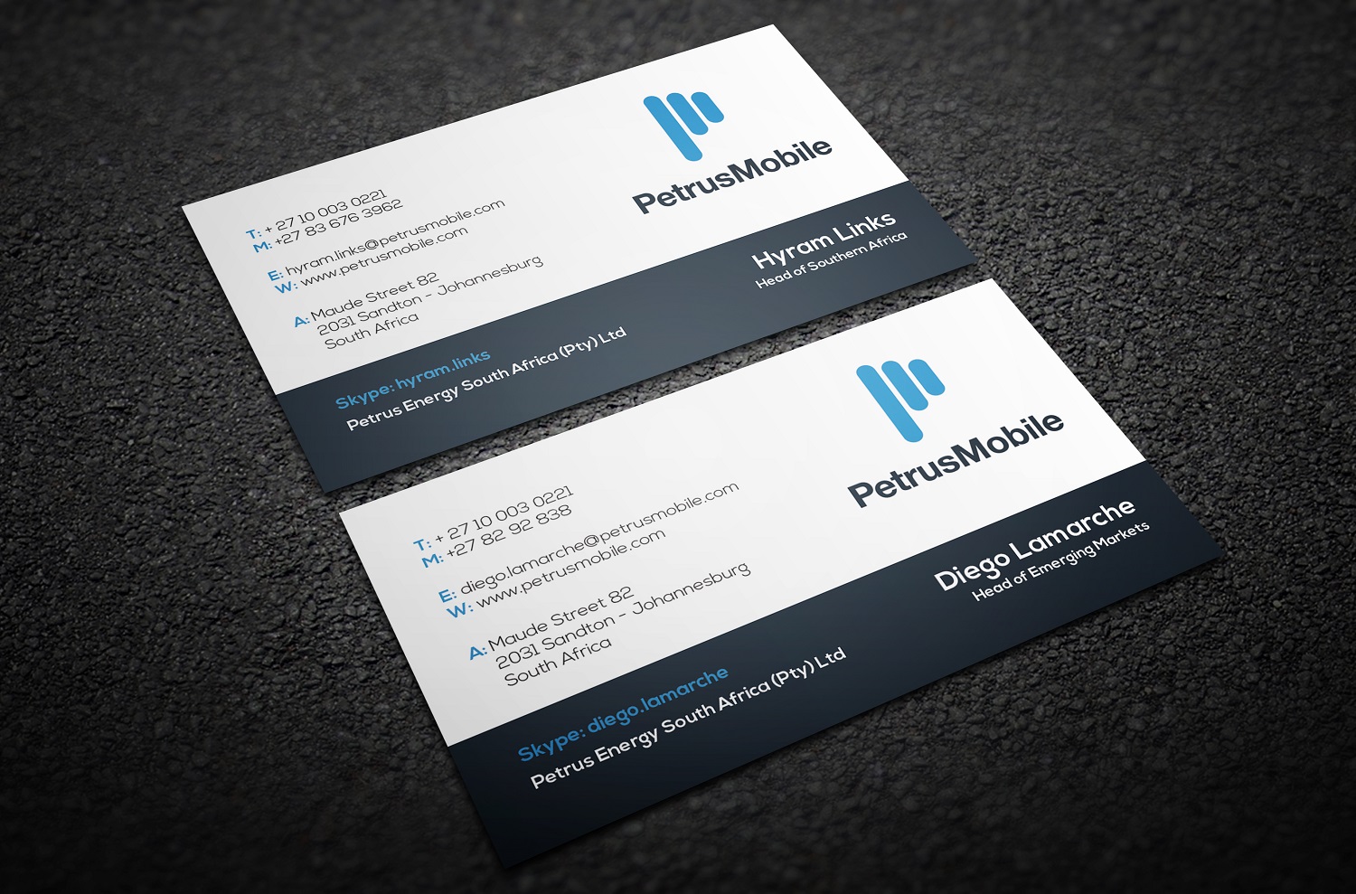 Business Card Design by TheLogoHouse for Petrus SA | Design #16289530