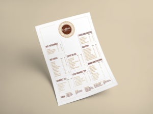 update Coffeeshop menu design to be more modern and luxury | Menü-Design von banedsgn