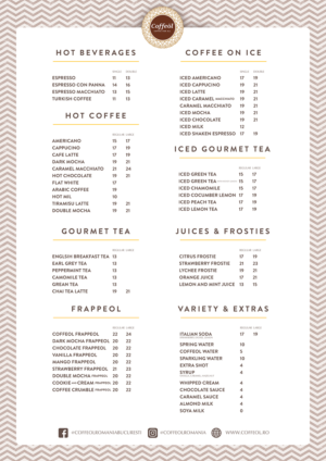 update Coffeeshop menu design to be more modern and luxury | Menü-Design von mrmrnjr