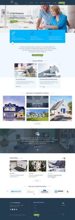 Web Site Design for a Finance (lending) Company | Web Design by Ved Web Services