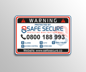 Sticker Design by AdriQ for Safe Secure New Zealand Limited | Design #16414066