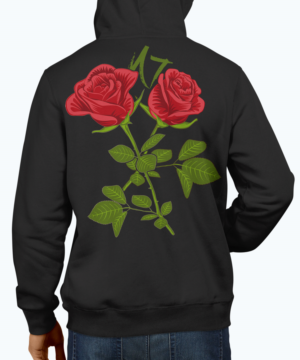 T-Shirt or Hoodie Back Design using a Rose Graphic | T-Shirt-Design von DCLA