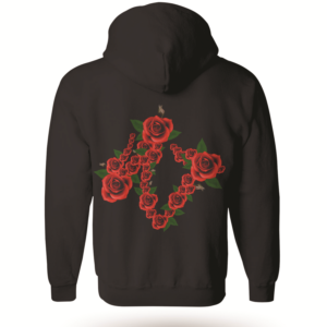 T-Shirt or Hoodie Back Design using a Rose Graphic | T-Shirt-Design von SAI DESIGNS