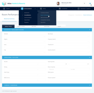 Business Intelligence Application - Reporting Menu and Report Criteria Design | Web-Design von Ved Web Services