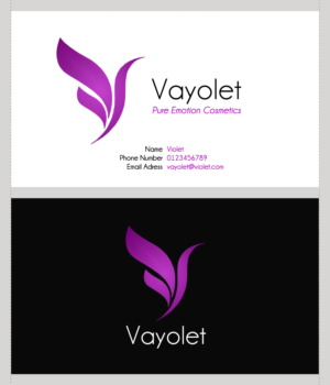 Vayolet - pure Emotion | Visitenkarten-Design von Valentim