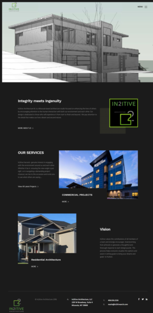 Web-Design von CharaFathimalil für In2itive Architecture | Design #19160502