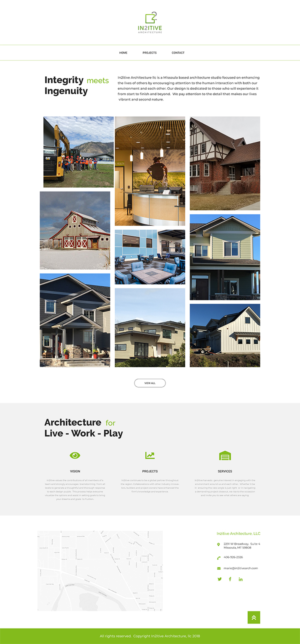 Web-Design von Niel Kenneth für In2itive Architecture | Design #19172128