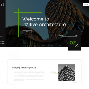 Web-Design von andy 12 für In2itive Architecture | Design #19177639