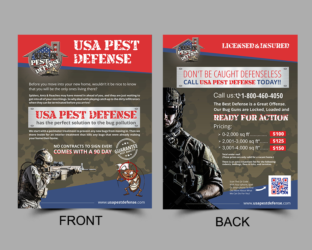 Flyer Design by ecorokerz for USA Home Inspections | Design #16362249