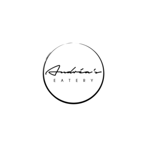 Andréa's ( In script, cursive handwriting ... to like a signature )   Eatery  ( Underneath smaller in a typed font) | Logo-Design von LouiePepito