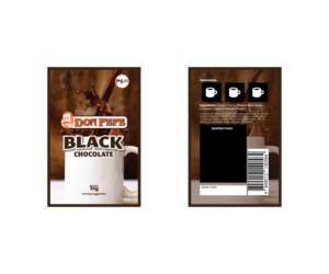 Local Food Manufacturing needs design label for cocoa powder drink | Packaging Design by Tishert