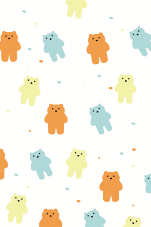 Repeating pattern illustration for baby fabrics | Illustration Design by Polina Perova