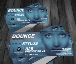 Bounce (nightclub flyer)  | Flyer-Design von Nebojsa Aleksic