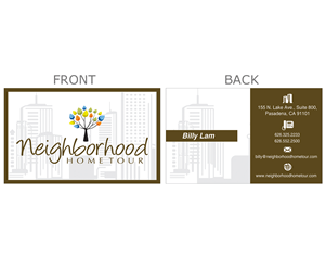 Business Card Design by WHORV for Neighborhood Home Tour | Design #2656338